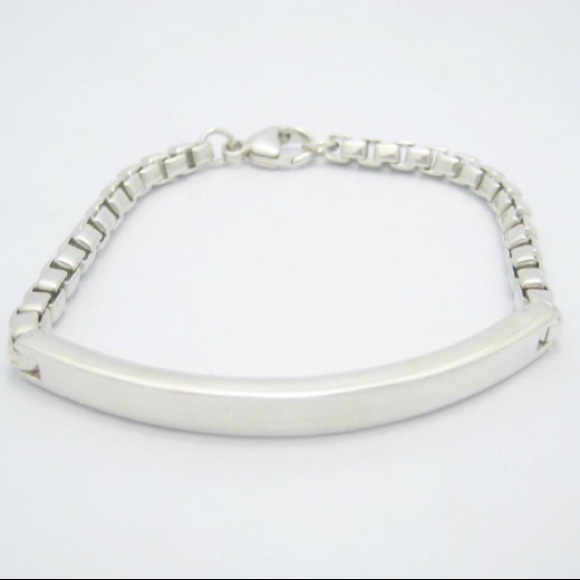 SOLD ELSEWHERE - Authentic Tiffany & Co. 2004 Venetian Link 925 ID Bracelet - Picture 2 of 6